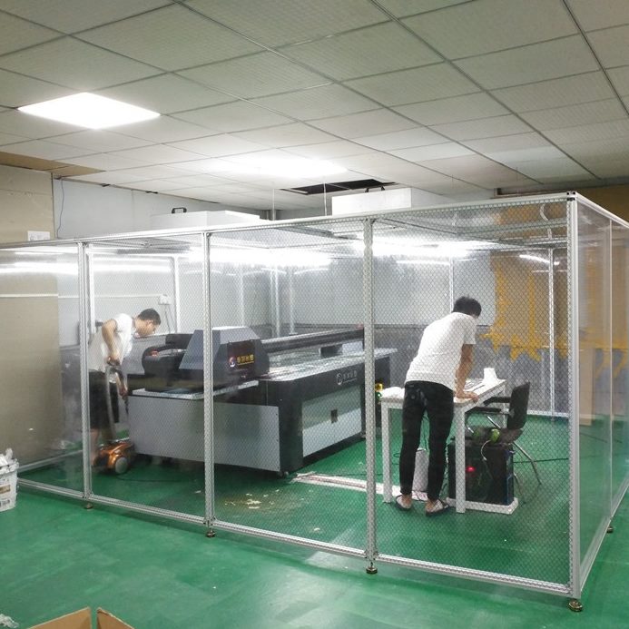 净化无尘铝型材无尘简易可拆卸工作棚洁净棚棚无尘室局部百级千级