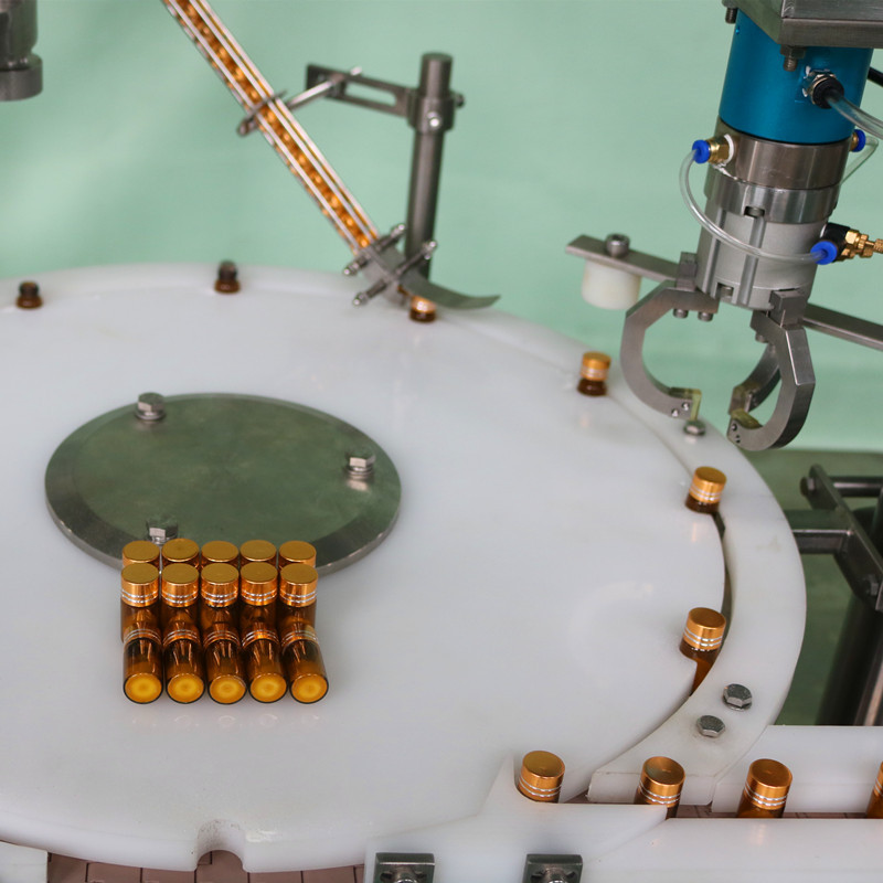 全自动粉剂灌装机 西林瓶灌装旋盖机 爪式旋盖机