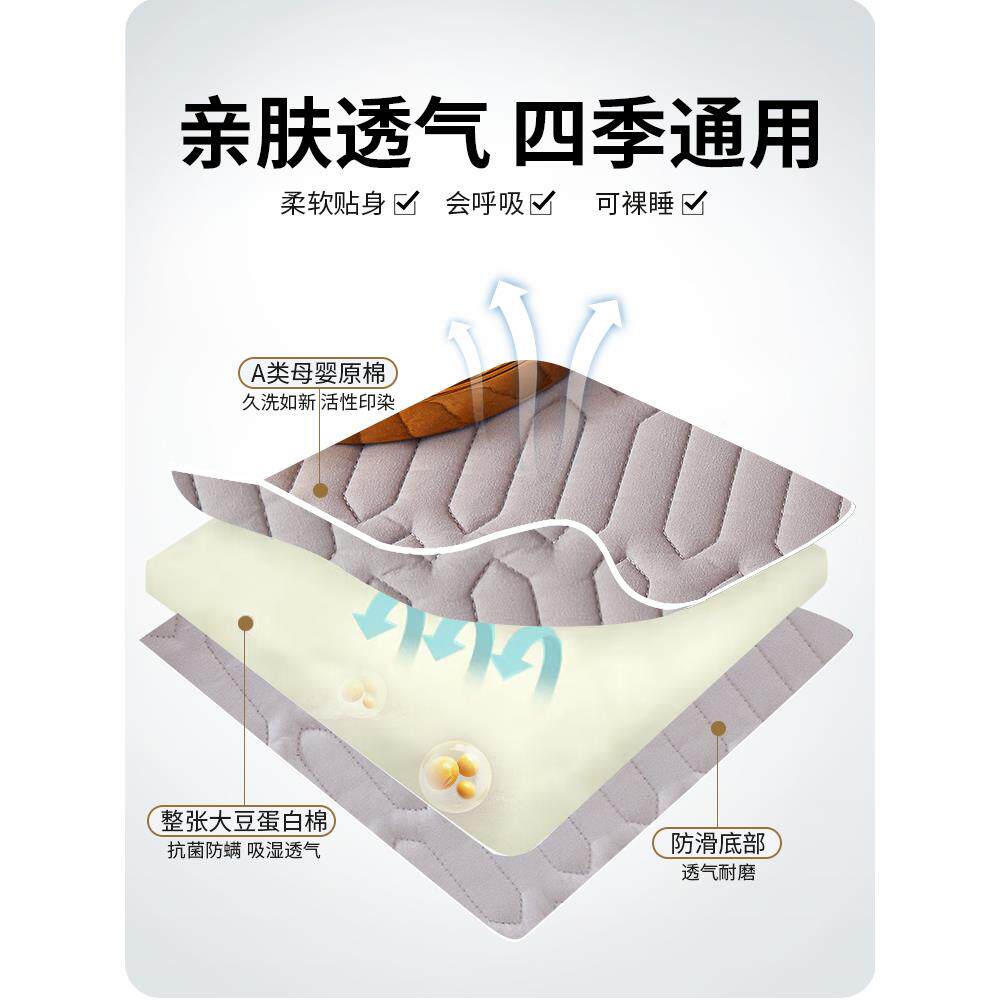 ?2款0厚25年Fh(h(d$p新面全包拉链六床笠罩席梦思床垫保护套床罩