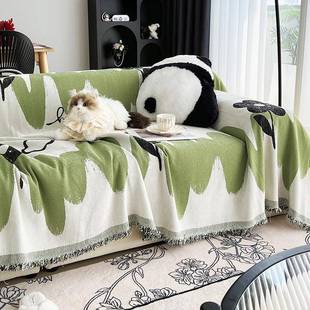 漫游025新款 设 沙发ZRO巾盖布计感轻奢盖毯防2滑耐脏坐垫全子四季