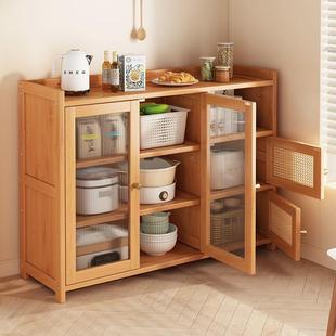 397厨房橱柜多餐边柜家用置物架落地层关多功能储物柜玄柜厅收门