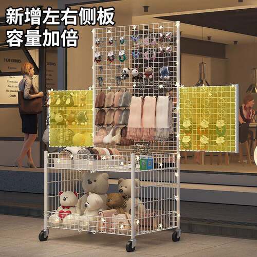 折叠摆地摊小推车便携式摊带90011008轮子移动出摊市落地置夜示物