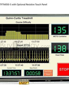 T5寸FTL3CD彩色可液晶显示屏配SSD196控制板/ER-TFTM0并口/配触摸
