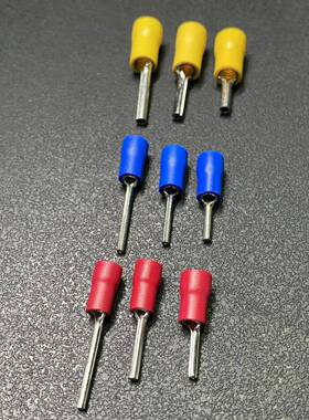 PTV针型端子环保预绝缘插针AWG22-16/16-14/12-10 PIN TZ-JTK