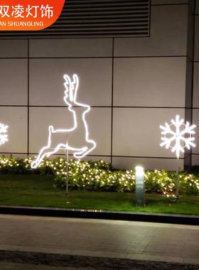 LED装饰灯r霓虹灯Cristm圣asDeeLighting诞灯发SDL10.29h光鹿跨境