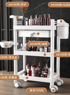 转新小移推车动手推推车置物架仪器款家用工具车可旋超派AL101968