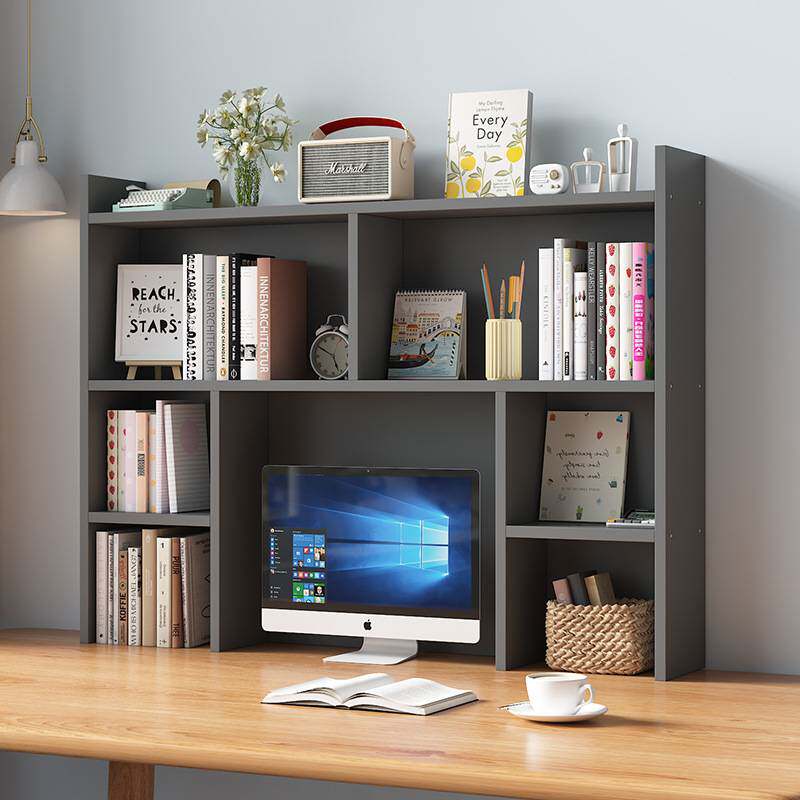 9U简易多功能桌面显示器架多层学生电脑置物架收纳架宿舍书柜储物