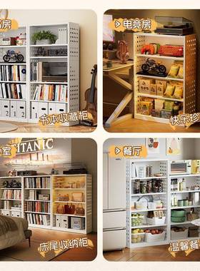 书柜整面墙钢制厅书架置物架童玩带具客收纳儿储物EHO柜简约背板