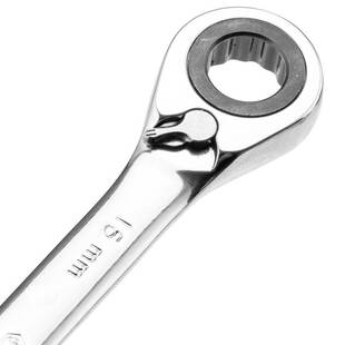 世达46609棘轮扳手双向梅开扳手梅花开口两用快扳铬钒钢16MM