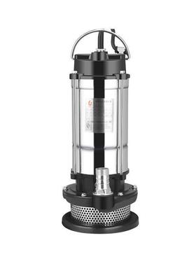 HWP铜芯用220V不锈钢潜水洗泵抽水机水泵农家用污水抽泵家用农用