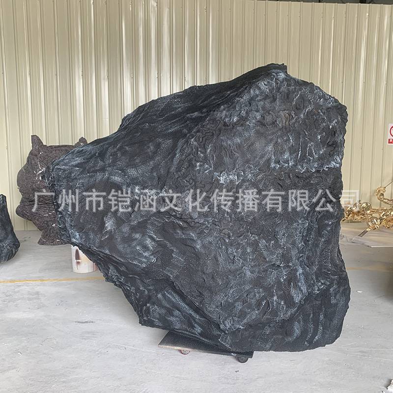 仿真泡沫假山石头道具雕塑商场美陈装置品大型玻璃钢雪山模型造景