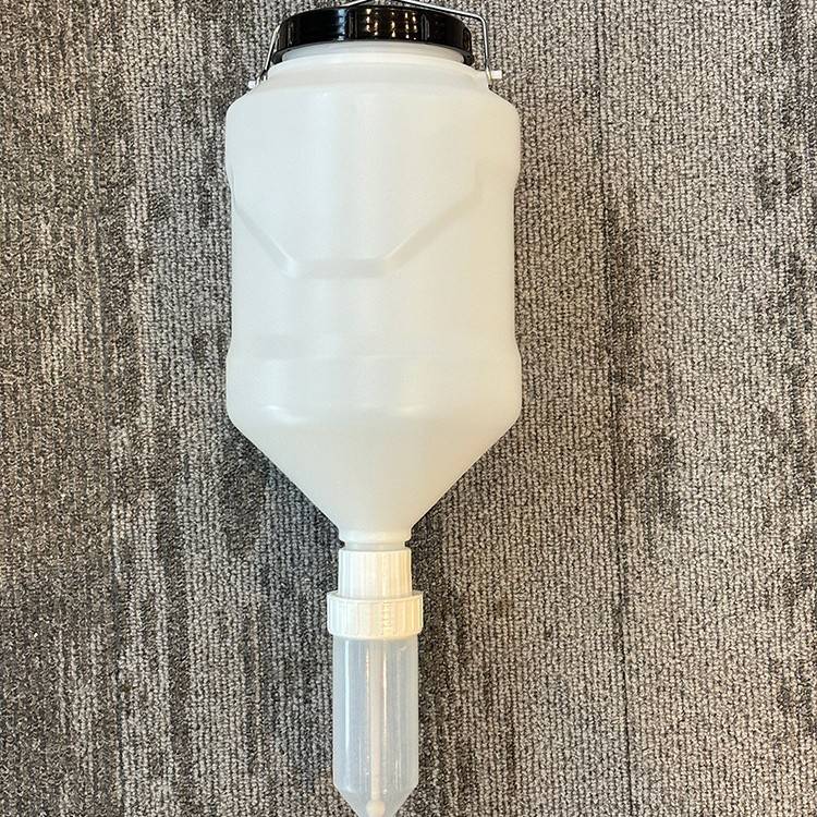 圆形挤瓶倒立式酱汁泵悬挂倒立式酱汁壶挤酱瓶番茄沙拉酱瓶3L