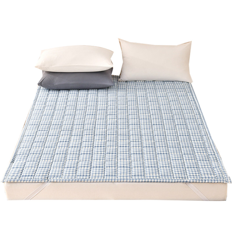 A类全棉床褥薄软垫纯棉褥子学生宿舍夹棉防滑床单人可水洗棉花垫