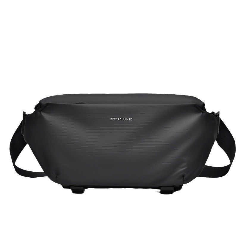 2025软滑皮膜防雨胸包男士骑行工装包通勤上班平板伞水杯位绑带包,箱包皮具/热销女包/男包,胸包,淘宝优惠券,粉丝福利购,淘宝优惠卷