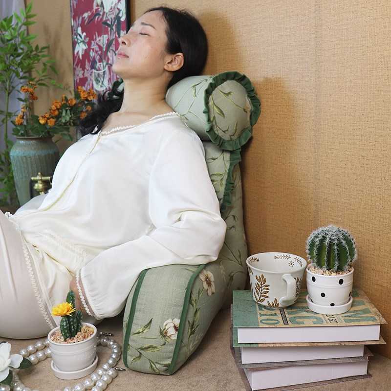 靠枕床头大靠背垫护腰护颈腰靠垫孕妇老人加高沙发飘窗台床上软包