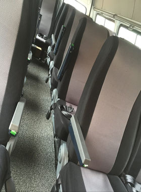 南京依维柯17座十七坐专用座套加厚全包坐垫R套布座椅套四季夏季