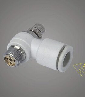 精品白色快速接头/调速阀SL10-03/气缸节流阀ASL10-03