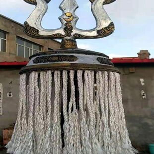 苏鲁锭苏力德蒙古包摆件道具蒙餐厅装饰品玻璃钢工艺成吉思汗战旗