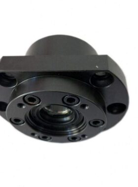 铸铁支撑座现货　滚珠丝杆重载法兰轴承座WBK17DF WBK20DF含轴承