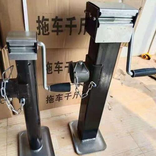 手摇式加厚拖车千斤顶农用车农具农机支腿支撑架配件1吨2吨3吨
