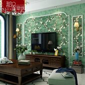 2023新款 非自粘墙纸卧室房间加厚纯纸无胶客厅主卧床头背景墙壁纸