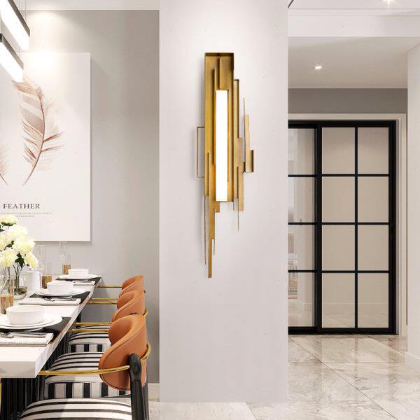后现代轻奢客厅背景墙壁灯北欧极简约别墅大堂过道楼梯装饰墙壁灯