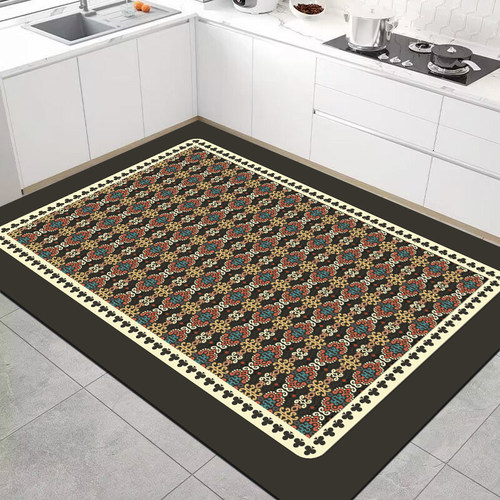 防油防污pvc满铺可擦r免洗全铺高级皮革防脏防水防滑厨房专用地垫