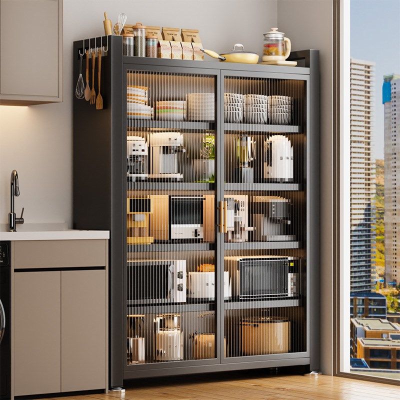 厨房置物架家用落地橱柜多功能大容量碗柜微波炉一体靠墙收纳柜子,厨房/烹饪用具,微波炉置物架,淘宝优惠券,粉丝福利购,淘宝优惠卷