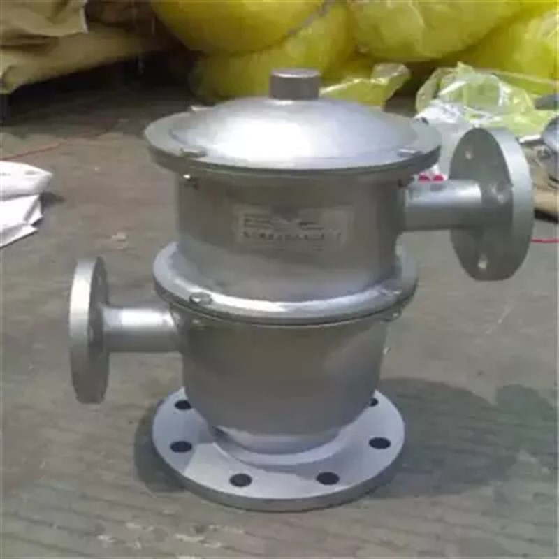 铸钢HXF7带接管阻火单呼阀 储罐带单接管单向阀WCB