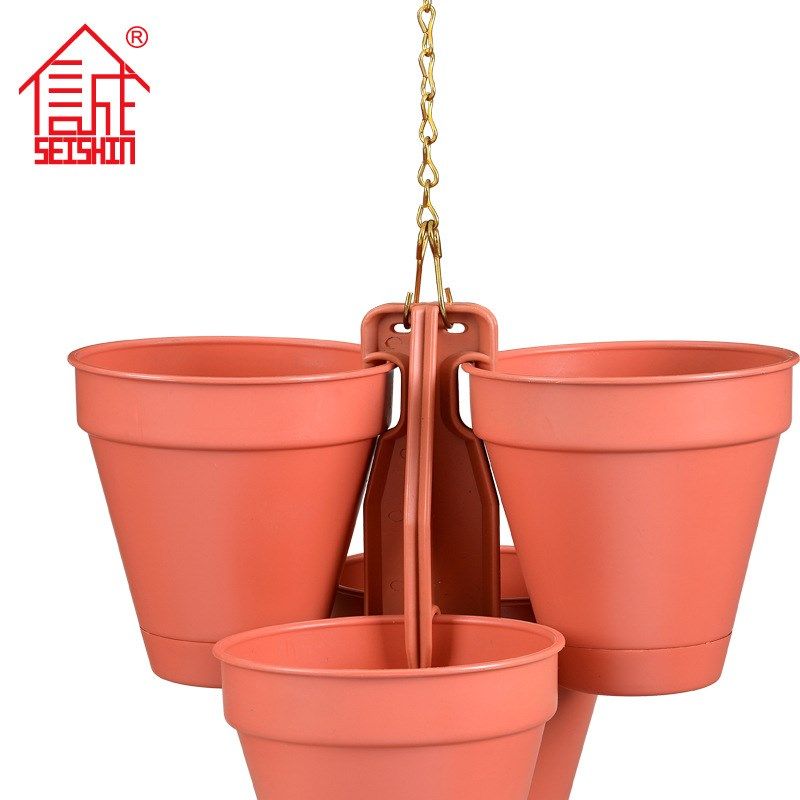 加厚4个盆一组吊兰绿萝矮牵牛草花盆千叶兰常春藤花盆草莓盆