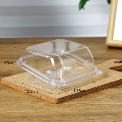 爆浆麻薯包装盒流心小蛋糕团子球手指泡芙肉松小贝透明西点盒子