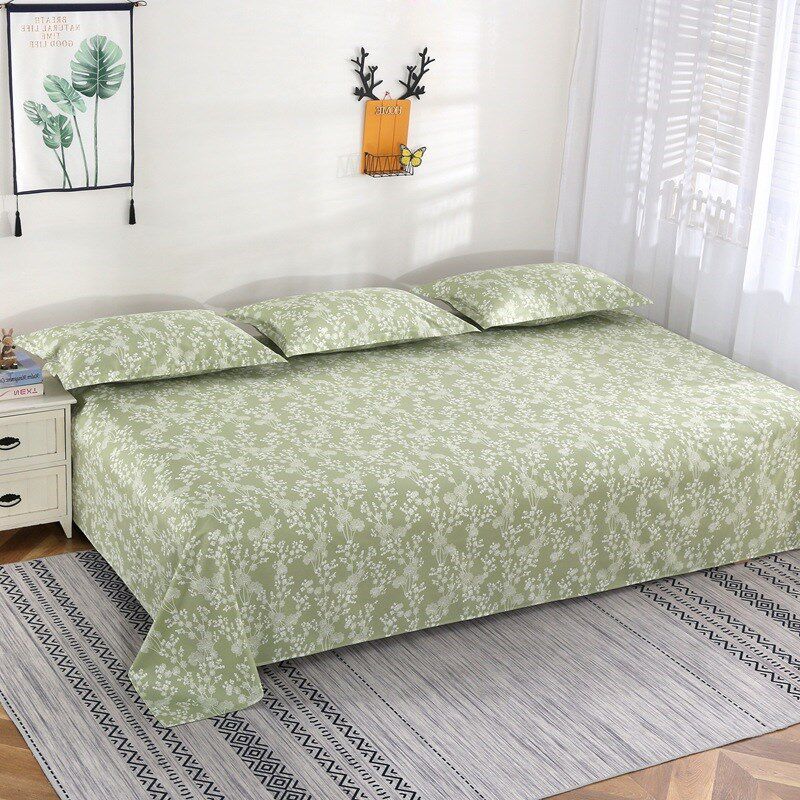 大量全棉碎花小清新单件床单 定做加工斜纹单人双人被单