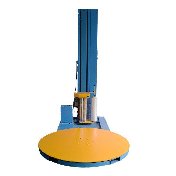 缠绕式裹包机全自动托盘式缠绕机操作速度快简易方便