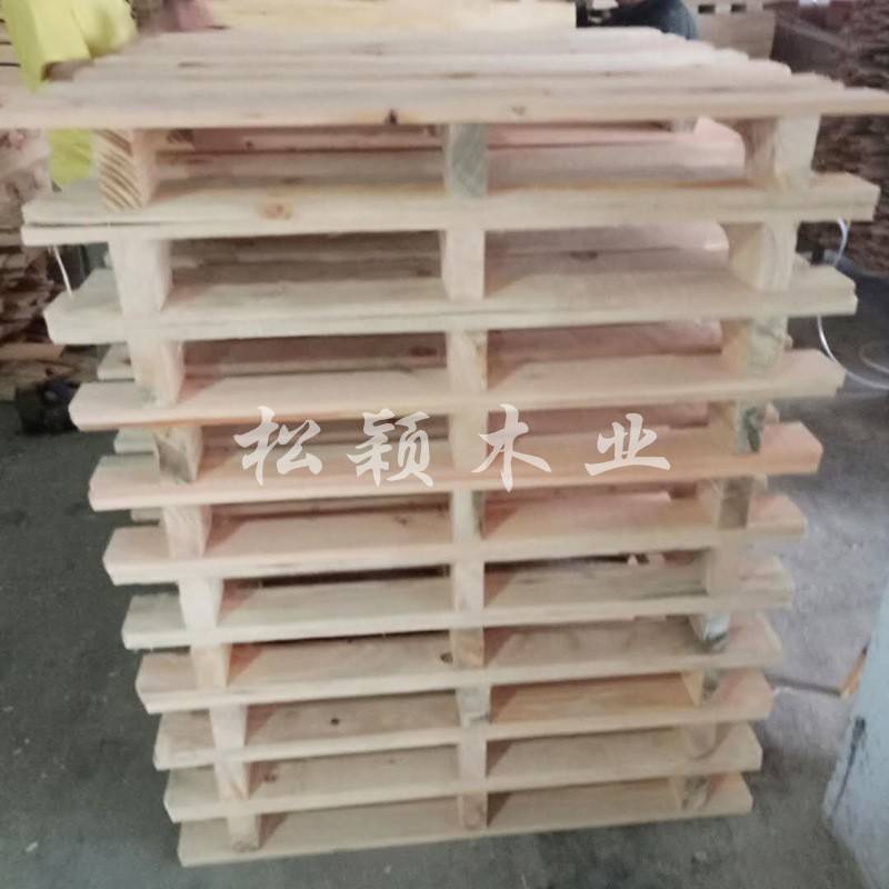 木托盘美式木托盘货架运输实木木托盘周转满铺木栈板定制