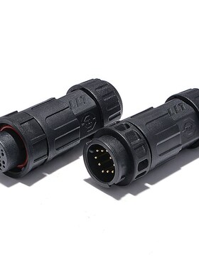 利路通LLT-M19-2P-18P快卡对接试组装防水连接器,防水航空插头