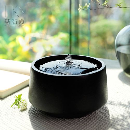 桌面流水摆件喷泉循环水系景观玄关客厅卧室办公现代简约装饰送礼