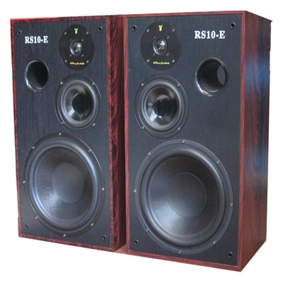10寸音箱书架hifi发烧音箱高中低音大功率音箱三分频音箱一对