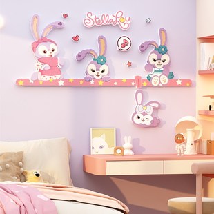 儿童区房间布置装 饰男孩卧室墙面床头画贴纸摆件网红租小改造用品