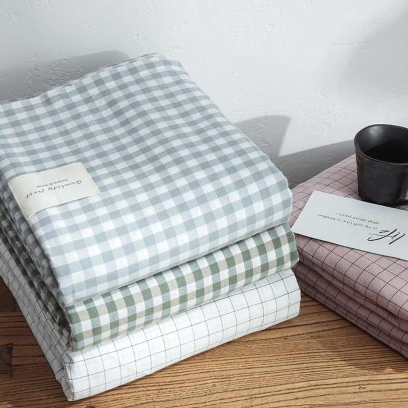 全棉水洗棉被套单件可裸睡150x200x230cm双人单人纯棉被罩220x240