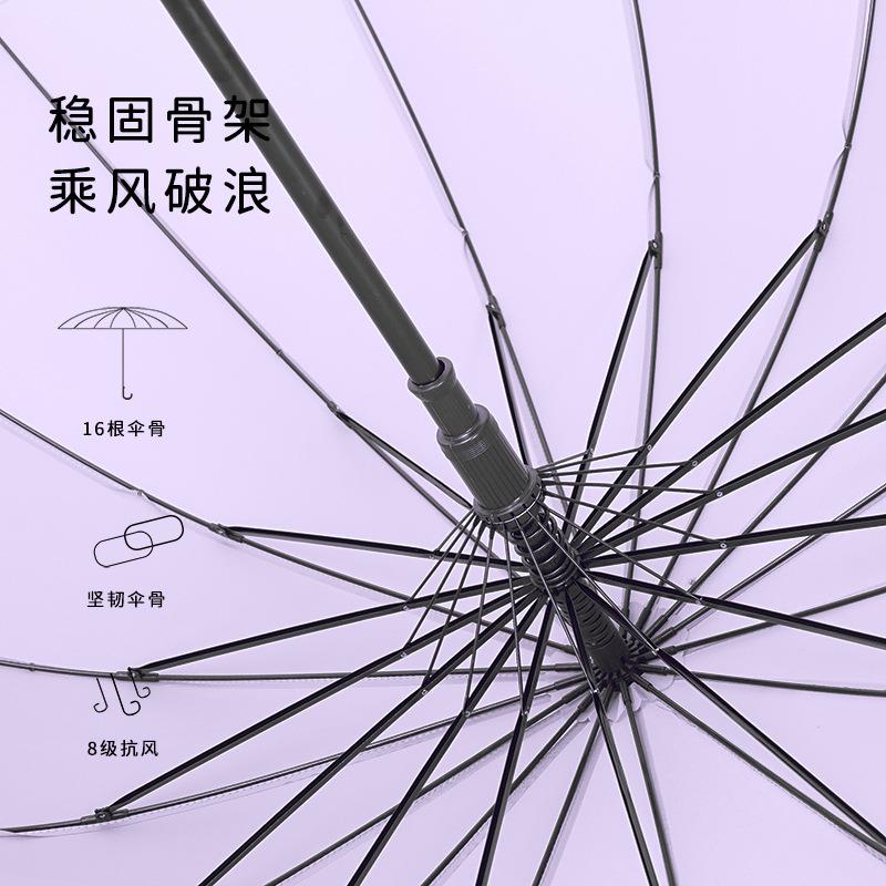 骨直柄雨伞女晴雨两用长柄伞车载大号暴雨加大自动直杆伞