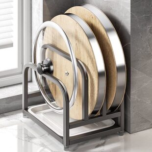 案板切菜板放置架砧板架锅盖托架放菜板的支架毡板架不锈钢菜板架