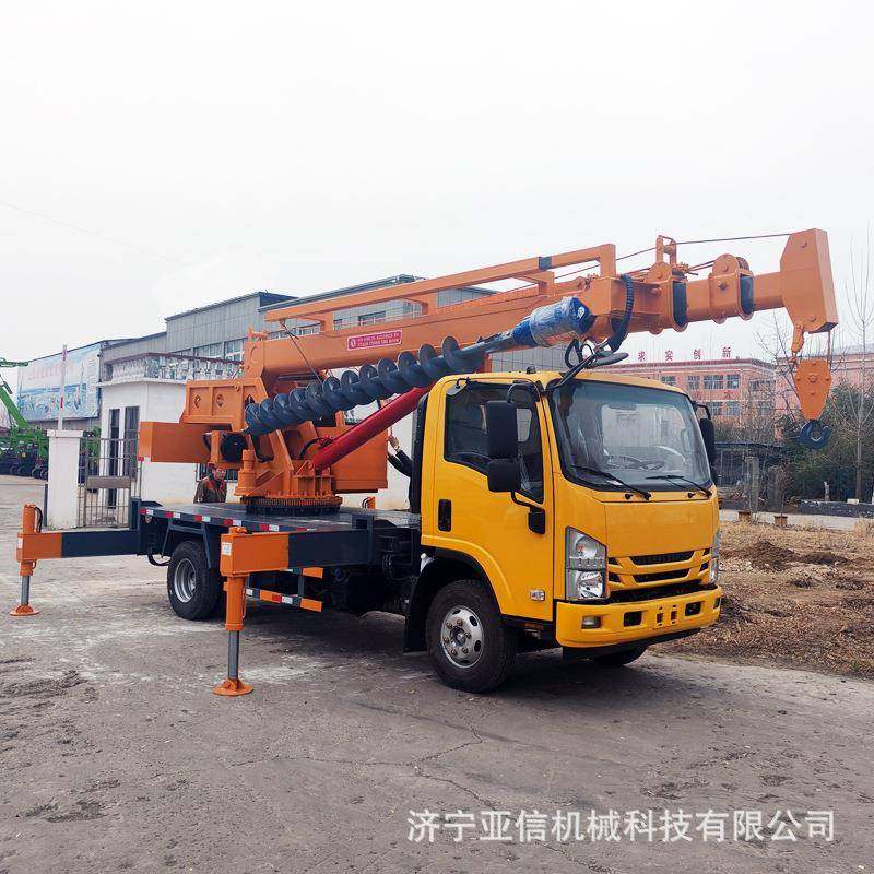 电力工程立杆钻孔机改装吊钻一体机设备汽车底盘潜孔钻机,搬运/仓储/物流设备,其他起重搬运设备,淘宝优惠券,粉丝福利购,淘宝优惠卷