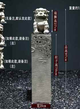 高档玄关摆件f入户门装饰办彷石雕麒麟公貔貅落地狮拴子一室对中
