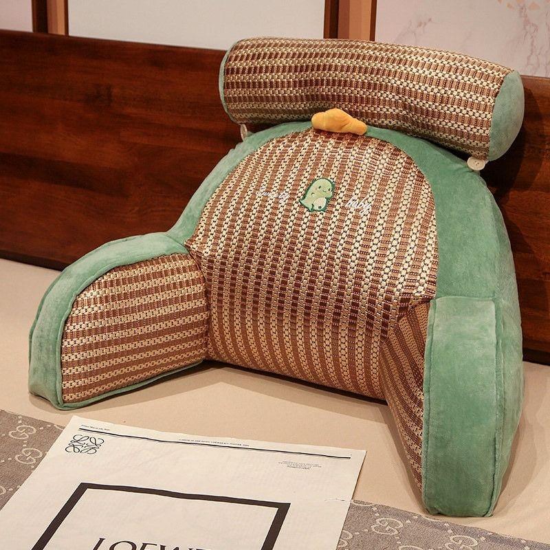 凉席床头靠垫软包大靠背靠枕躺枕玩手机床上宿舍抱枕护腰枕头加宽