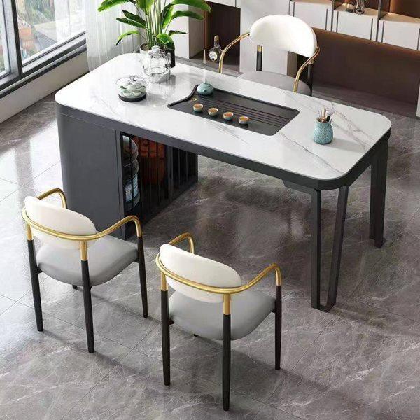 轻奢岩板茶桌椅组合现简约家用小户型茶台客厅阳台多功能泡茶几,商业/办公家具,茶台/茶桌,淘宝优惠券,粉丝福利购,淘宝优惠卷