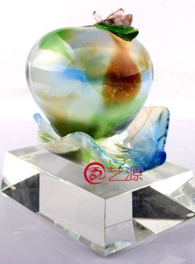 琉璃摆件富贵平安送家人亲戚朋友同事结婚生日圣诞节平安夜礼物