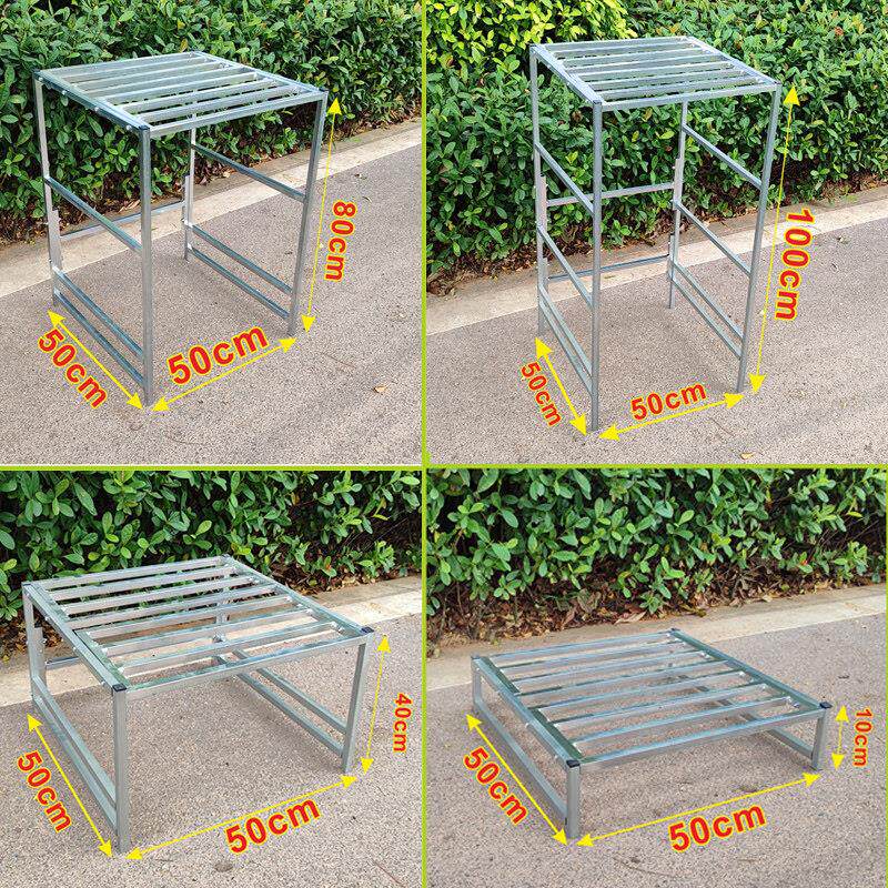 宽方形花架储物架装饰架单层花盆单层盆景架阳台客厅抬高支架