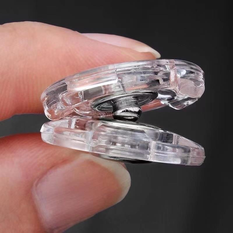 透明暗扣子母扣按压式大按扣隐形防走光固定器摁扣纽Z扣大小开衫