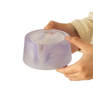 玻璃温茶炉小火炉蜡烛加热底座保温暖茶烘茶琉璃围炉煮茶温茶器