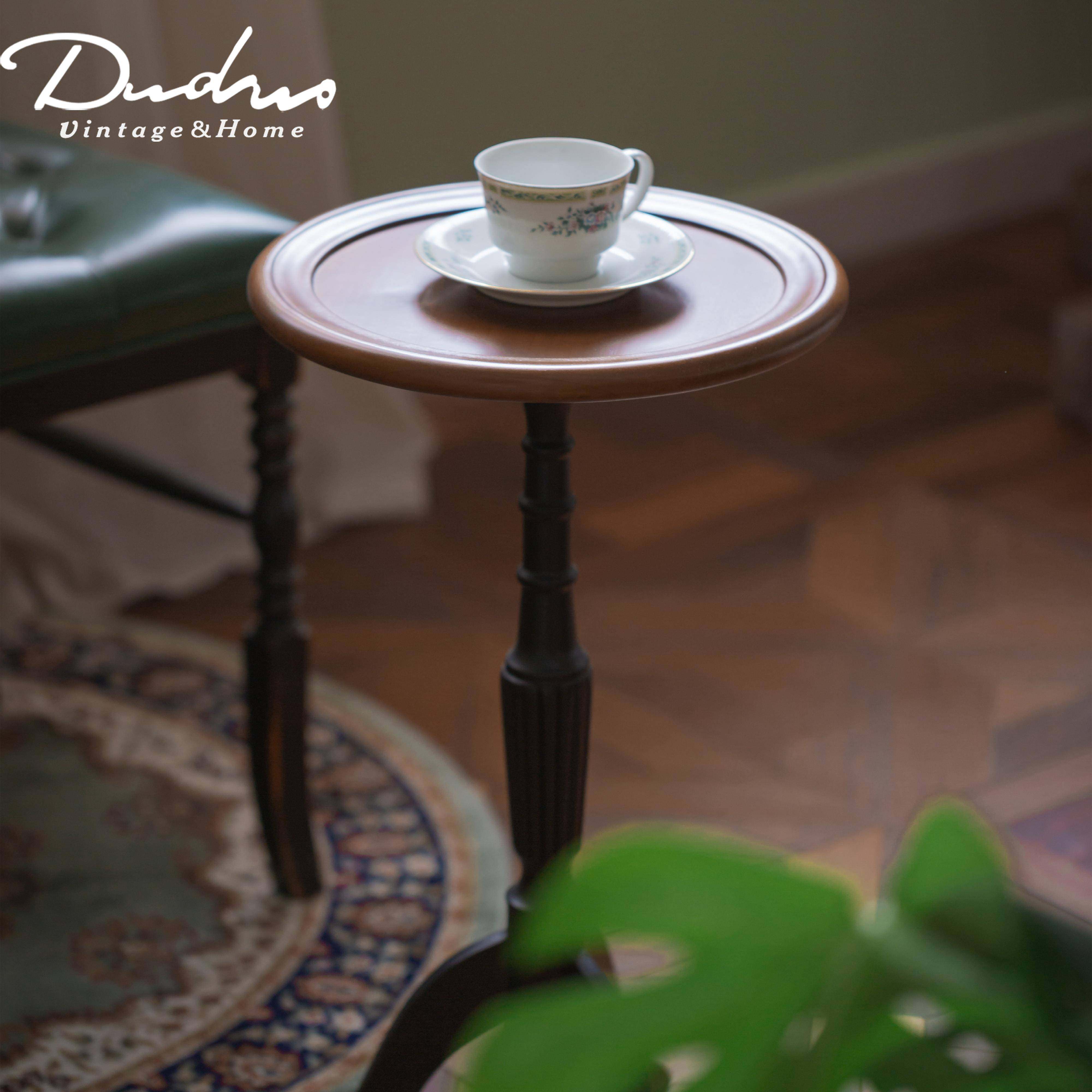 L7美式复实沙木圆客桌古DD415小茶几小户型发三角边几厅卧室简约,基础建材,脚轮/万向轮,淘宝优惠券,粉丝福利购,淘宝优惠卷